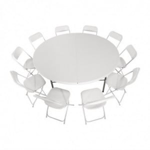 Folding round table - Bolero - Fourniresto