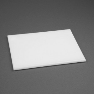 Small White Chopping Board - L 300 x W 225mm - Hygiplas