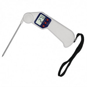 Folding Easytemp White Probe Thermometer - Hygiplas - Fourniresto