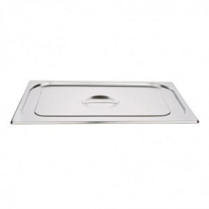 Couvercle en Inox Double - GN 2/1 Inox  - Vogue - Fourniresto