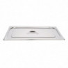 Couvercle en Inox Double - GN 2/1 Inox  - Vogue - Fourniresto