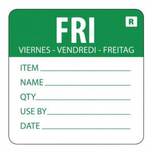 Removable Label "Friday" - Vogue