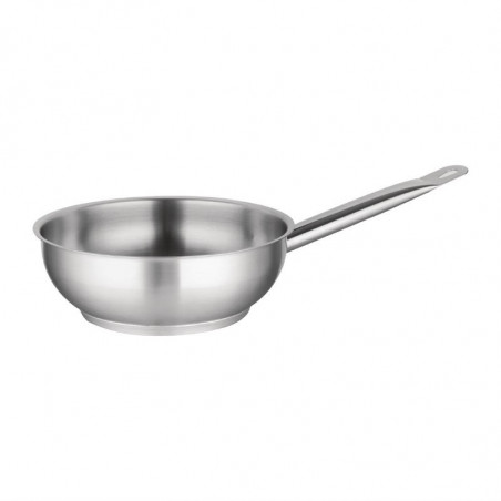 Stainless Steel Saute Pan - Ø 200mm - Vogue