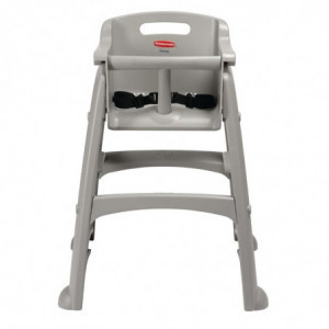 Stapelbarer Hochstuhl Platin - Rubbermaid - Fourniresto
