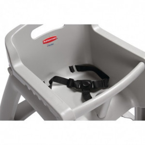 Stapelbarer Hochstuhl Platin - Rubbermaid - Fourniresto