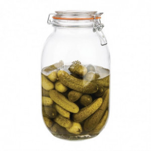 3L clip-top preserving jar - Vogue - Fourniresto