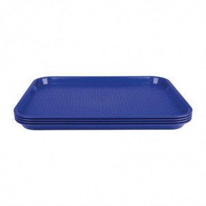 Selbstbedienungs-Tablett Blau 450 x 350 mm - Olympia KRISTALLON - Fourniresto