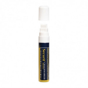 Chalk marker 15mm white - Securit - Fourniresto