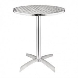 Tisch mit klappbarer Holzplatte Ø 60 cm - Bolero - Fourniresto