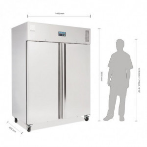 Kühlschrank mit zwei Türen - 1300 L - Polar - Fourniresto