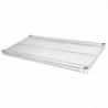 Set of 2 Metal Shelves - L 915 x 610 mm - Vogue