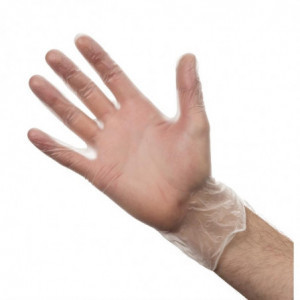 Non-Powdered Vinyl Gloves - XL - Pack of 100 - Vogue