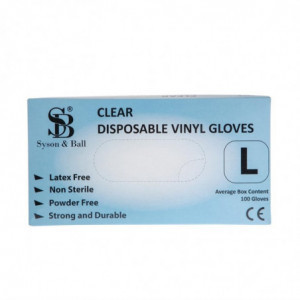 Latex Gloves Non-Powdered - Size L - FourniResto