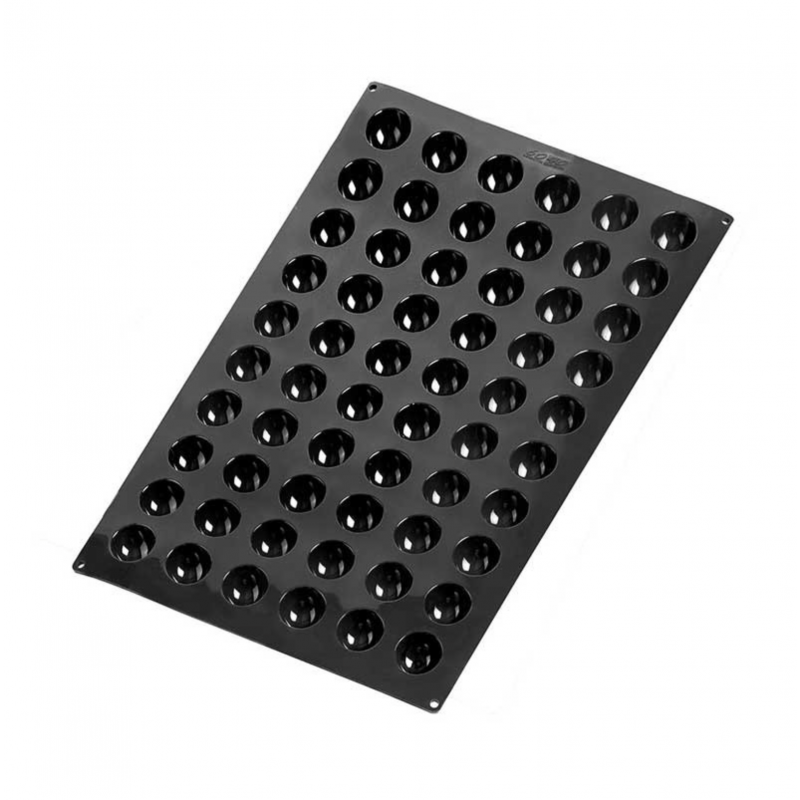 Silikon-Backform Halbkugel - 60 Stück - Lacor