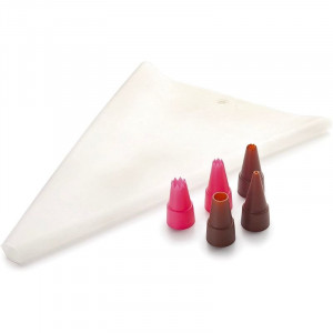 Silicone Pastry Bag + 5 Nozzles - Lacor