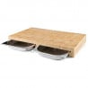 Wooden Cutting Board - 2 x GN 1/2 Drawers - Lacor