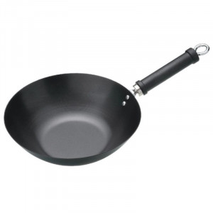 Non-stick Flat-Bottom Wok - 305 mm - Kitchen Craft - Fourniresto