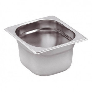 Bac Gastro GN 1/6 Inox - Tiefe 100 mm - 1,6 L - FourniResto