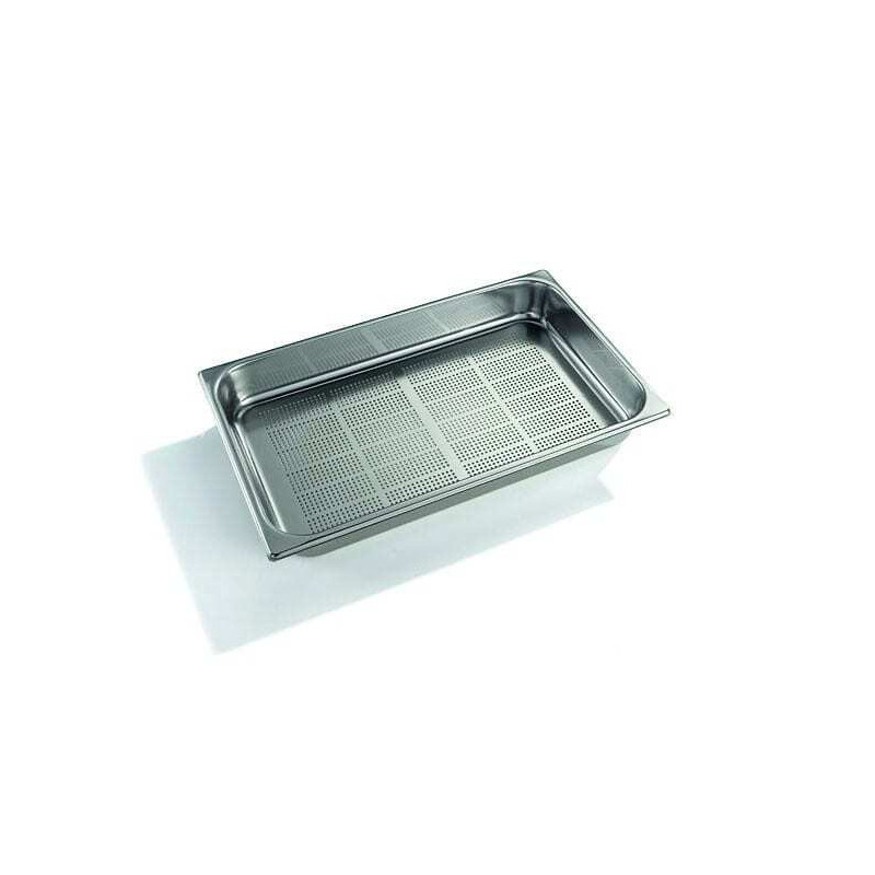 Perforated Stainless Steel Tray GN 1/1 - H 65 mm