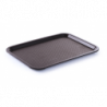 Rectangular Fast Food Tray - Large Size 450 x 350 mm - Brown