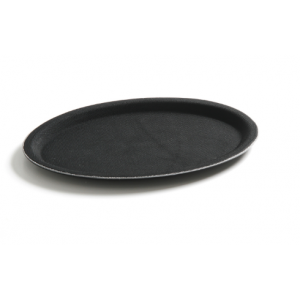 Servierplatte Oval Glasfaser - 200 x 265 mm