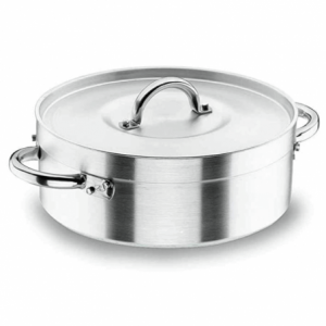 Professionelle Bratpfanne mit Deckel - Chef-Aluminium - ø 45 cm
