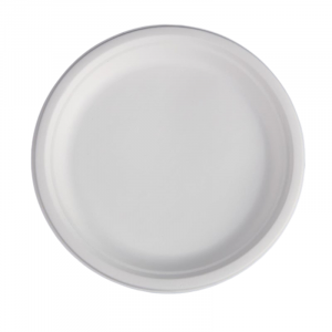 Runde Teller aus Bagasse - 26,1 cm - Packung mit 50 - FourniResto