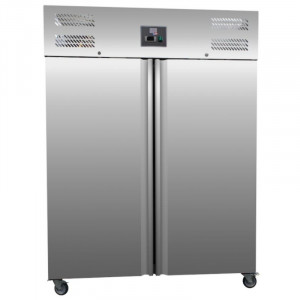 Edelstahl-Kühlschrank mit 2 Türen - 1400 L