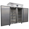 Edelstahl-Kühlschrank mit 2 Türen - 1400 L