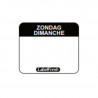 Etiquette de Traçabilité Label FreshEasy - Dimanche - 30 x 25 mm - Lot de 1000 - LabelFresh