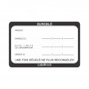 Traceability Label LabelFresh - Frozen - 70 x 45 mm - Pack of 500 - LabelFresh