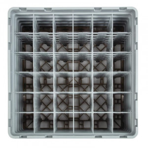 Glass Rack 36 Compartments Camrack Beige - W 500 x D 500mm - Cambro