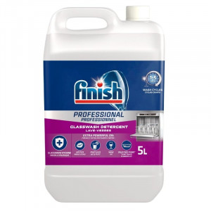 Liquide Dégraissant pour Lave-Verre Automatique - 5 L - Finish