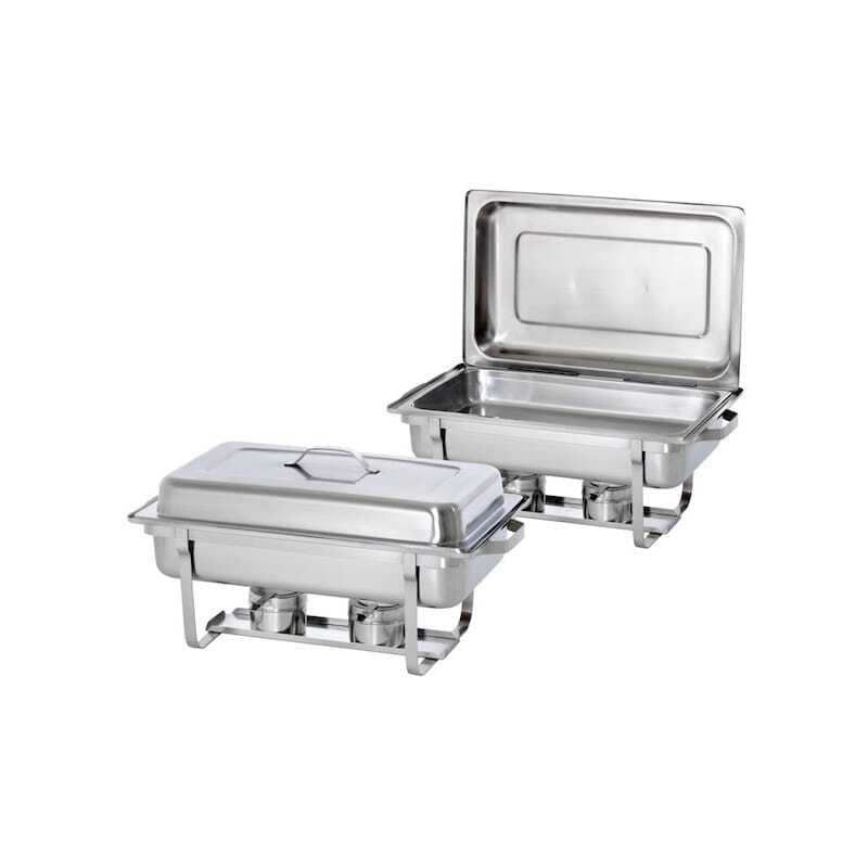 Chafing Dish 9 L - GN 1/1 - Lot de 2