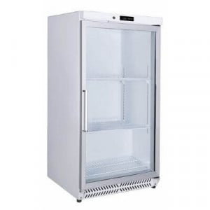 Mini-Kühlschrank mit Glastür 170 L 0/+8 °C - Dynasteel
