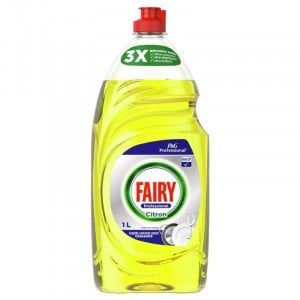 Liquide Vaisselle Classique Concentré au Citron - 1 L - Fairy Professional