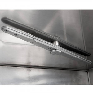 Professional Glass Washer with Rinse Aid and Detergent Dispenser - 35 x 35 cm