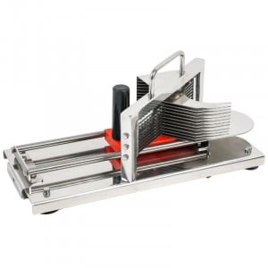 Professional Stainless Steel Tomato Cutter — Manual Slicer