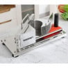 Professional Stainless Steel Tomato Cutter — Manual Slicer