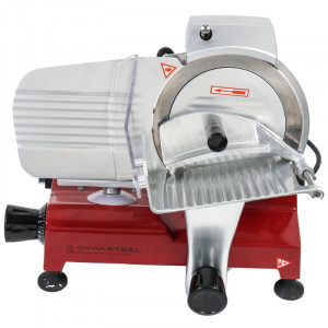 Professional Gravity-Fed Red 195mm Ham Slicer Dynasteel - Precise and Easy Cutting