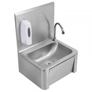 Stainless Steel Hands-Free Washbasin - Dynasteel