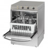 Professional Glass Washer with Rinse Aid and Detergent Dispenser - 35 x 35 cm