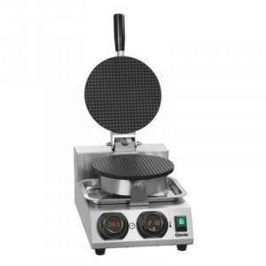 Waffeleisen Kegel aus Edelstahl - 1000 W - Bartscher