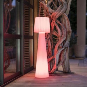Kabellose Stehlampe Mehrfarbig - Lady 110 cm - Lumisky