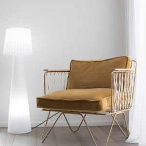 Kabelgebundene Stehlampe - Lady Weiß 150 cm - Lumisky