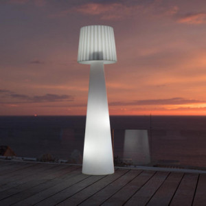Kabelgebundene Stehlampe - Lady Weiß 150 cm - Lumisky