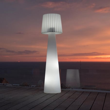 Kabelgebundene Stehlampe - Lady Weiß 150 cm - Lumisky