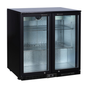 Rückkühlschrank 209 L 2 Glastüren — Belüftet