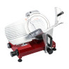 Schwerkraft-Schneidemaschine für Schinken Ø 220 mm 120 W Rot