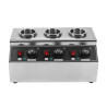 Triple Dynasteel Chocolate Warmer: Professional electric bain-marie for chocolate sauce